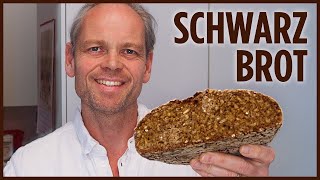 Vollkornbrot selber backen mit Sauerteig und ganzen Körnern [upl. by Orodisi563]