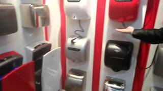 hand dryers high speed hand dryer air jet hand dryer baby changing station [upl. by Cathleen]