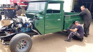 Toyota Land Cruiser HJ47 MODIFIED with 12HT 40 Turbo Diesel Part4 [upl. by Alexandra618]