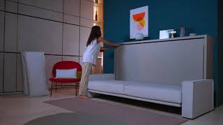 Sistema de sofas transformables en cama [upl. by Atsirc]