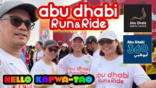 ABU DHABI RUN amp RIDE 2024  4km Run myabudhabi360 experienceabudhabi abudhabisportscouncil [upl. by Wyatan]