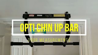 Opti Multi Pull Up Bar  What size doorway you need [upl. by Ycniuqed195]