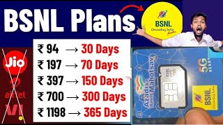 BSNL new plan 2024BSNL 1 year plan  BSNL validity recharge  BSNL recharge plan  BSNL vs jio [upl. by Ona]