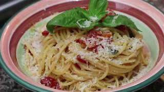 Pasta con Tomates Cherry y Albahaca GPS [upl. by Maryanna]