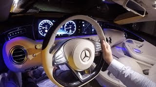 2017 Mercedes S Class Review AMG  Night Drive S500 Cabriolet [upl. by Eirameinna110]