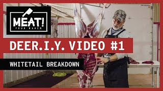 How To Butcher a Whitetail Deer  Professional Chef Breakdown  DEERIY [upl. by Ivo655]