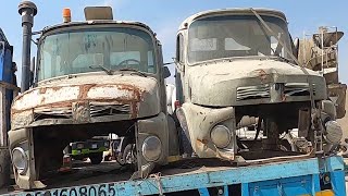 Old Mercedes Truck Cabin Repairing and Full Restoration  Truck Cabin Repairing  Truck World 1 [upl. by Idelia]