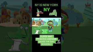 Super Why NY for New York Princess Gwennie Saves the day 👸 NewYork superwhy [upl. by Sapers915]