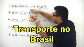 Xtensivo Geografia do Brasil Transporte do Brasil Prof Zé Bonner [upl. by Adamsun]