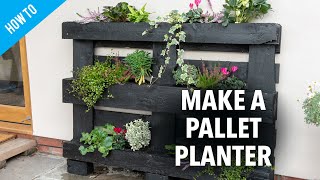 How to Make a Pallet Planter [upl. by Nevsa]