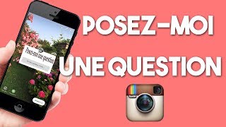 Comment poser une question à ses abonnés sur Instagram en story [upl. by Adnaloy261]