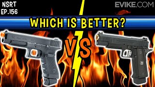 Which is Better Striker Fired or Hammer Fired GBB Pistols  NSRT Ep156 [upl. by Oiratno]