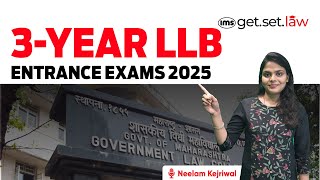 3year LLB Entrance Exams 2025  Top Law Colleges in India for 3year LLB Course  Neelam Kejriwal [upl. by Neirrad932]