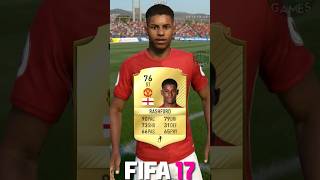 Marcus Rashford FIFA evolution 1724 shorts eafc24 fc24 fifa rashford manutd england [upl. by Srini282]