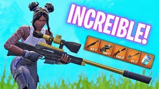 ESTA SKIN DA SUERTE Fortnite Battle Royale  Luzu [upl. by Dannel]