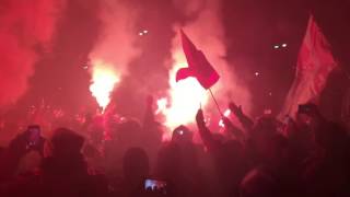 Toronto FC fans march to the stadium before MLS Cup Final V Seattle Sounders December 10th Part 3 [upl. by Georgianna]