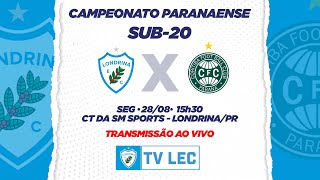 LONDRINA EC X CORITIBA FC  SUB20  AO VIVO COM IMAGENS [upl. by Refinnej]