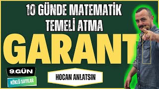 10 Günde Matematik Temeli Atma Garanti Kampı  9 Gün  Hocan Anlatsın [upl. by Iduj]