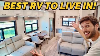 The BEST fifth wheel RV to live in 2024 DRV Mobile Suites 41RKDB [upl. by Juana778]