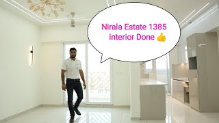 Nirala Estate 3BHK 1385 interior Done 👍 [upl. by Francesco]