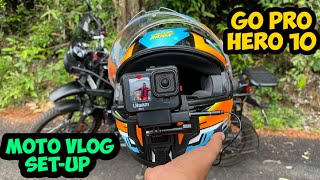 Making The Best Moto Vlogging Setup With GO PRO HERO 10 [upl. by Ginnifer]