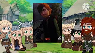 Httyd react to hiccup au WIP [upl. by Edras46]