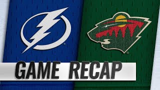 Granlunds OT winner lifts Wild past Lightning 54 [upl. by Myrtie]