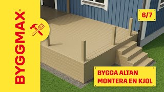 Bygga altan del 6 montera en kjol [upl. by Heiner931]