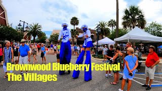 Brownwood Blueberry Festival at the Paddock Square【4K】 [upl. by Ahsetan]