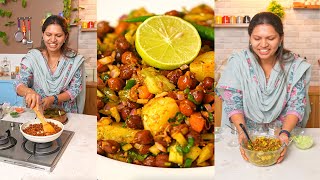 मसालेदार तीख़ा चटपटा चना चाट जो मुँह में पानी ला दे  Spicy and Tangy Chana Chaat  Kabitaskitchen [upl. by Bugbee561]