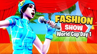 Fortnite Fashion Show World Cup Day 1 [upl. by Tertia961]