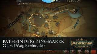 PathfinderKingmaker Global Map Exploration [upl. by Lipps]