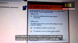 How to fix Remote Desktop Connection Security Certificate Errors  Validating Computers Certificate [upl. by Yelnats169]