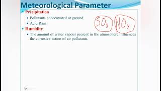 Meteorological Parameter  Secondary Meteorological Parameter [upl. by Rebmeced]