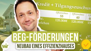 Förderung Energieeffizienzhaus bauen 2021 BEGFörderung [upl. by Aliac518]