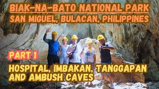 EXPLORING FOUR HISTORIC CAVES AT BIAKNABATO IN SAN MIGUEL BULACAN IN THE PHILIPPINES PART 1 [upl. by Wahs]