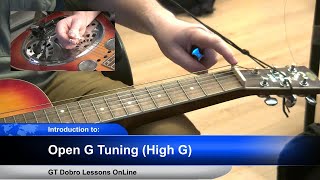 Introduction to Resophonic Square Neck Guitar or Dobro  Open G Tuning [upl. by Rita]