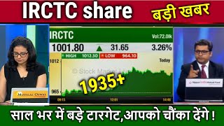 IRCTC share newsBuy or Not irctc share analysistarget price tomorrowirctc share latest news [upl. by Eyoj587]