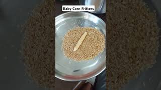 Baby Corn Fritters 🌽 babycorn snacks fries fritters ytshorts trendingshorts trendingsong [upl. by Mena]