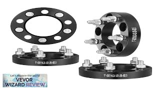 VEVOR 1quot 5quotx45quot Wheel Spacers Wheel Adapters 5 Lug Forged Spacer 4 Review [upl. by Mayor]