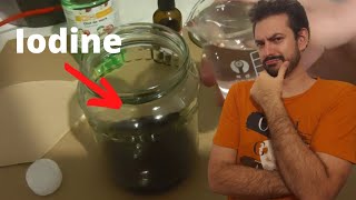 How to Extract Iodine From Iodine Tincture at Home [upl. by Boser]