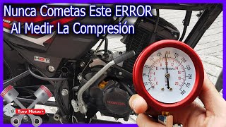 ⛔ Como Medir La COMPRESIÓN De Un Motor De Moto [upl. by Lac]