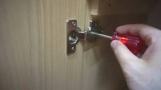 How to Mount amp Adjust Concealed furniture Hinges Häfele [upl. by Ariait]