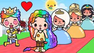 Rich and Poor Princess  Toca Life Story  Toca Boca [upl. by Gardia]