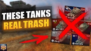 Dont Research These Tanks in WoT Blitz  Worst Tier X Tanks to Grinding in 2024  SweatchMan [upl. by Nylle]