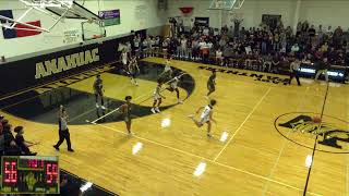 Anahuac High School vs East Chambers High School Mens Varsity Basketball [upl. by Aisetal]