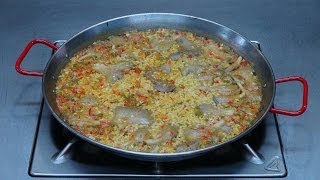 ARROZ DE SETAS EN PAELLA [upl. by Glenna]