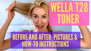 Wella T28 Toner – HowTo Use T28 with Before and After Pictures [upl. by Coney]