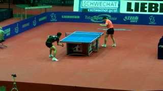 Ma Long vs Zhang Jike  Austrian Open [upl. by Rodolfo]