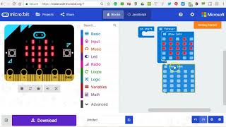 Flashing Heart Microbit [upl. by Brandie94]